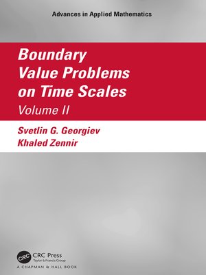 cover image of Boundary Value Problems on Time Scales, Volume II